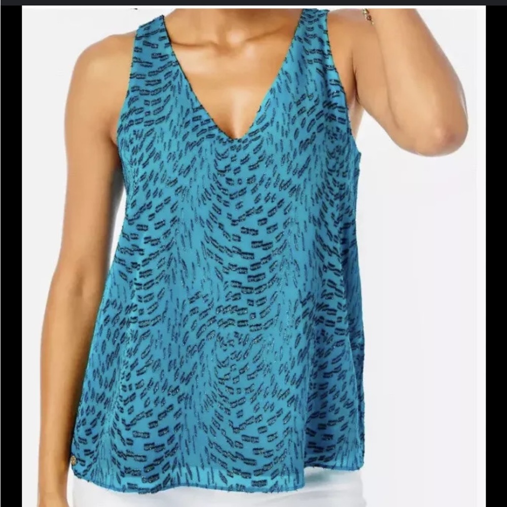 Lily Pulitzer Florin Silk Tank Top